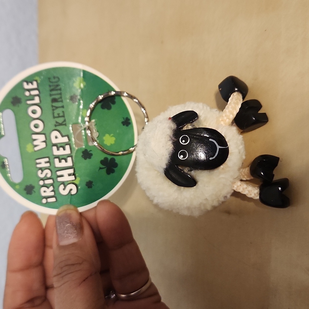 Cute Sheep Keyring